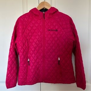 Free Country Women’s Large Lightweight Hooded Jacket Hot Pink